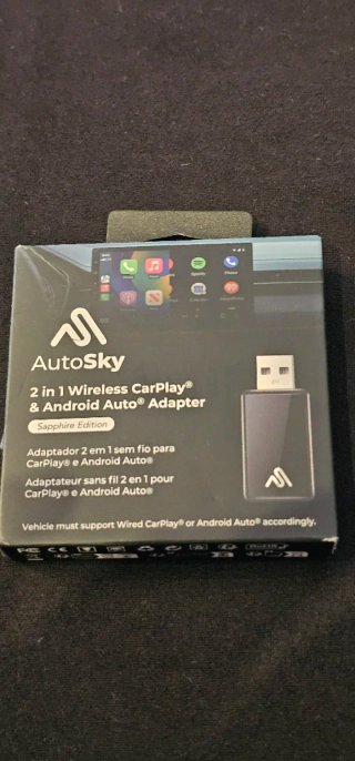 Adaptador AutoSky CarPlay y Android Auto Inalámbri
