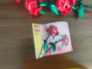 Lego botanical 40450 rose rosse