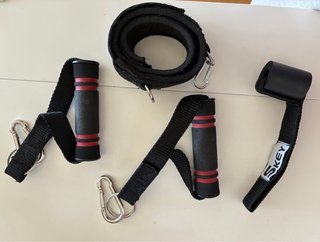 Bandas de resistencia con asas y bolsa