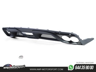 DIFUSOR TRASERO FORD MUSTANG MK6 2014-2017 + COLAS DOBLES