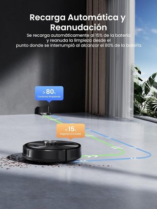 Robot Aspirador LIDAR 8000Pa 200min