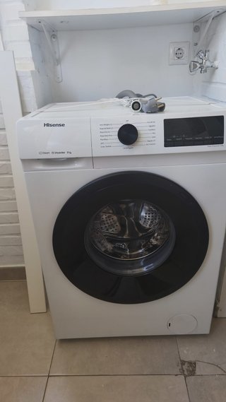 Lavadora Hisense Inverter Vapor 8kg - POCO USO