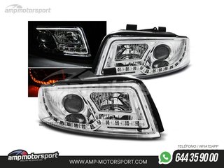 FAROS DELANTEROS LUZ DIURNA TUBE LIGHT PARA AUDI A4 B6 2000-2004