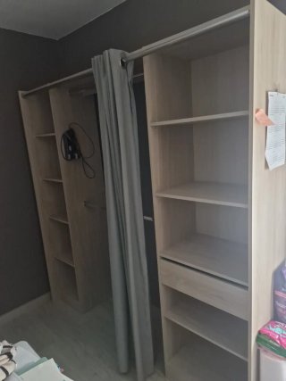 Armario modular madera y metal