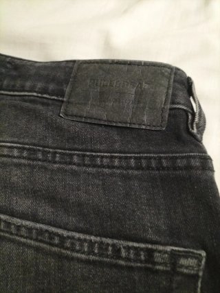 Pantalones cortos vaqueros negros hombre