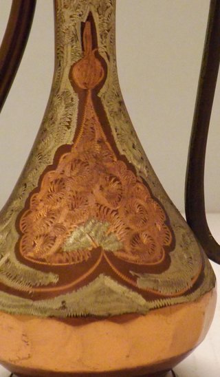 Brocca decorativa rame Turchia fatta a mano