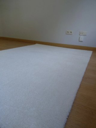 Alfombra IKEA blanca sin estrenar