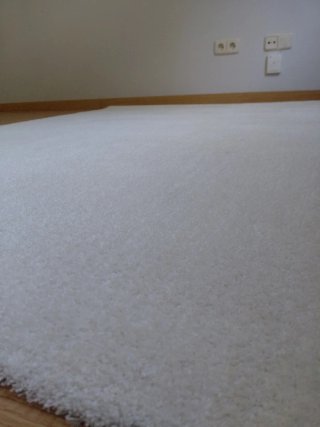 Alfombra IKEA blanca sin estrenar