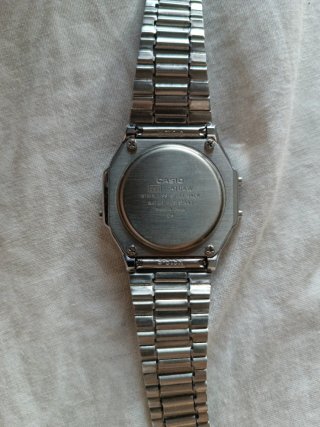 Reloj Casio Digital Vintage Plata Negro