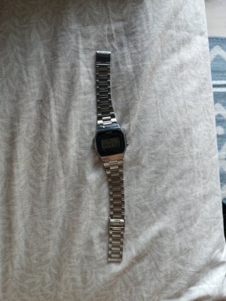 Reloj Casio Digital Vintage Plata Negro