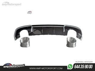DIFUSOR TRASERO AUDI A3 8V 3/5 PUERTAS LOOK RS