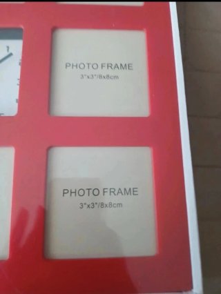 Orologio con 8 Portafoto