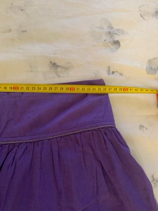 Falda Mango morada talla 34