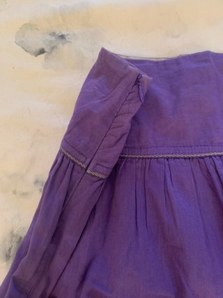 Falda Mango morada talla 34