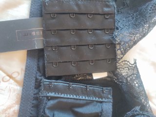 Reggiseno Intimissimi nero pizzo glitter