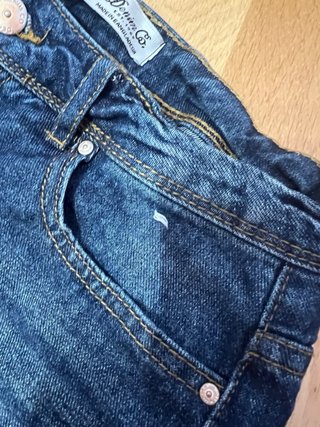 Shorts Vaqueros Deshilachados Azul Talla 32