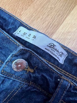 Shorts Vaqueros Deshilachados Azul Talla 32