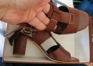 Sandalias de piel mujer talla 39