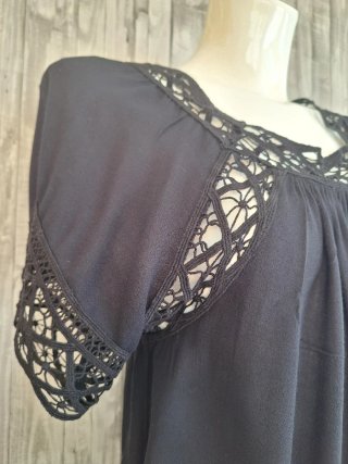 Blusa negra Zara
