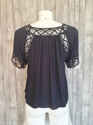 Blusa negra Zara