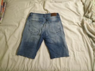 Pantalones cortos vaqueros hombre rotos