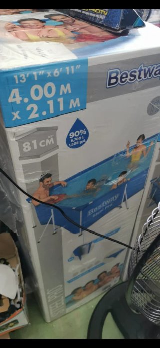 Piscina Bestway Steel Pro 4.00m x 2.11m x 0.81m