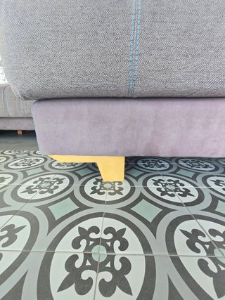 Sofá Chaise Longue XL Gris Extensible