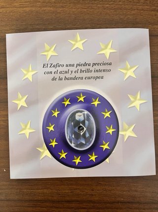 Monedas Euro 2002 Presidencia Española. Zafiro 1kl