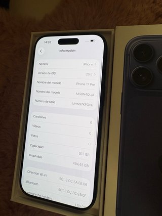 iPhone 17 Pro 512GB Azul Marino