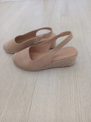 Alpargatas Marypaz ante cuña beige T.38