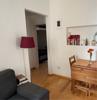 Lampada da terra granata