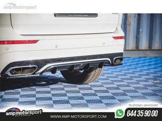 AÑADIDO DE DIFUSOR VOLVO XC60 MK2 R-DESIGN 2017-- LOOK CARBONO