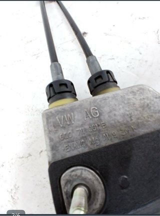 Palanca de cambios con funda y cables