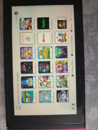 Nintendo Switch Verde y Rosa