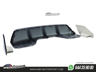 AÑADIDO DIFUSOR TRASERO BMW X6 F16 14-19 NEGRO BRILLO