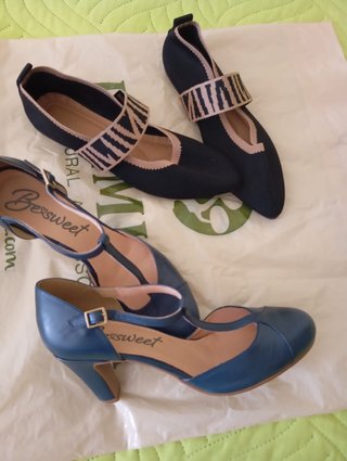 2 Pares Zapatos Mujer Talla 39/40