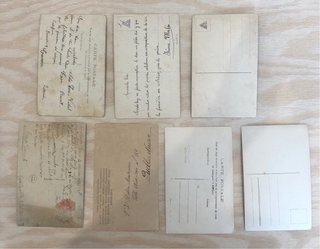Lote 8 Postales Antiguas Mujeres Vintage