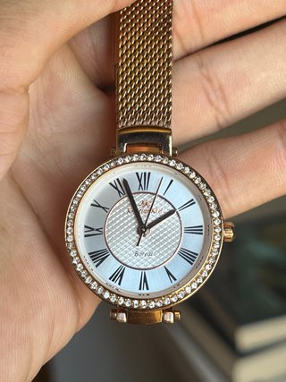 Reloj Kristian Kiel Oro Rosa con Cristales