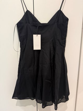 Vestido negro corto Zara Talla L