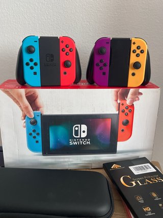 Nintendo Switch con giochi e accessori