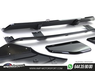 AÑADIDO DIFUSOR TRASERO BMW X5 F15 13-18 NEGRO BRILLO