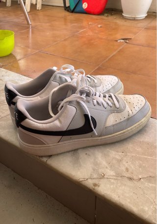 Zapatillas Nike Blanco Gris Negro