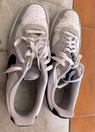 Zapatillas Nike Blanco Gris Negro