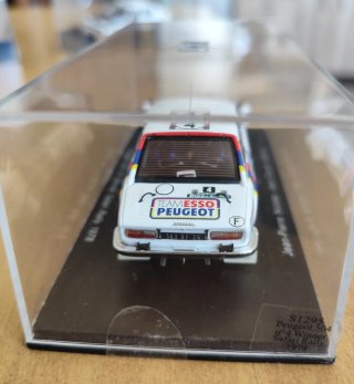 Maqueta Coche Peugeot 504 Rally 1:43 Marca Spark