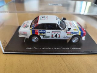 Maqueta Coche Peugeot 504 Rally 1:43 Marca Spark