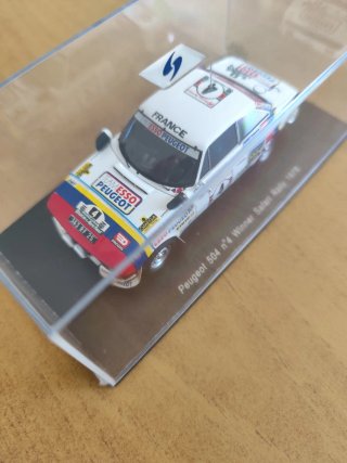 Maqueta Coche Peugeot 504 Rally 1:43 Marca Spark