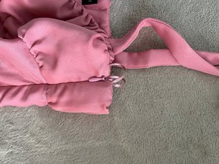 Top Zara Rosa Lazos