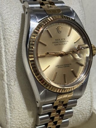 Rolex datejust acero y oro amarillo 16013
