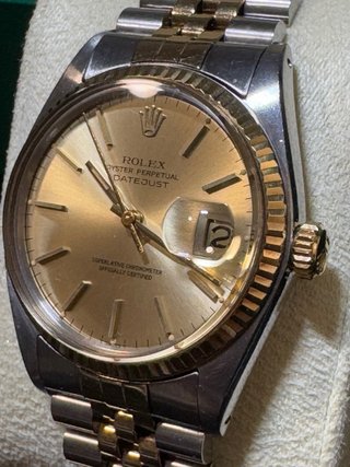 Rolex datejust acero y oro amarillo 16013