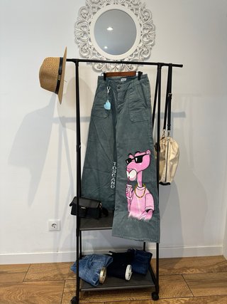 Pantalón Nicoli pintado a mano Talla M
